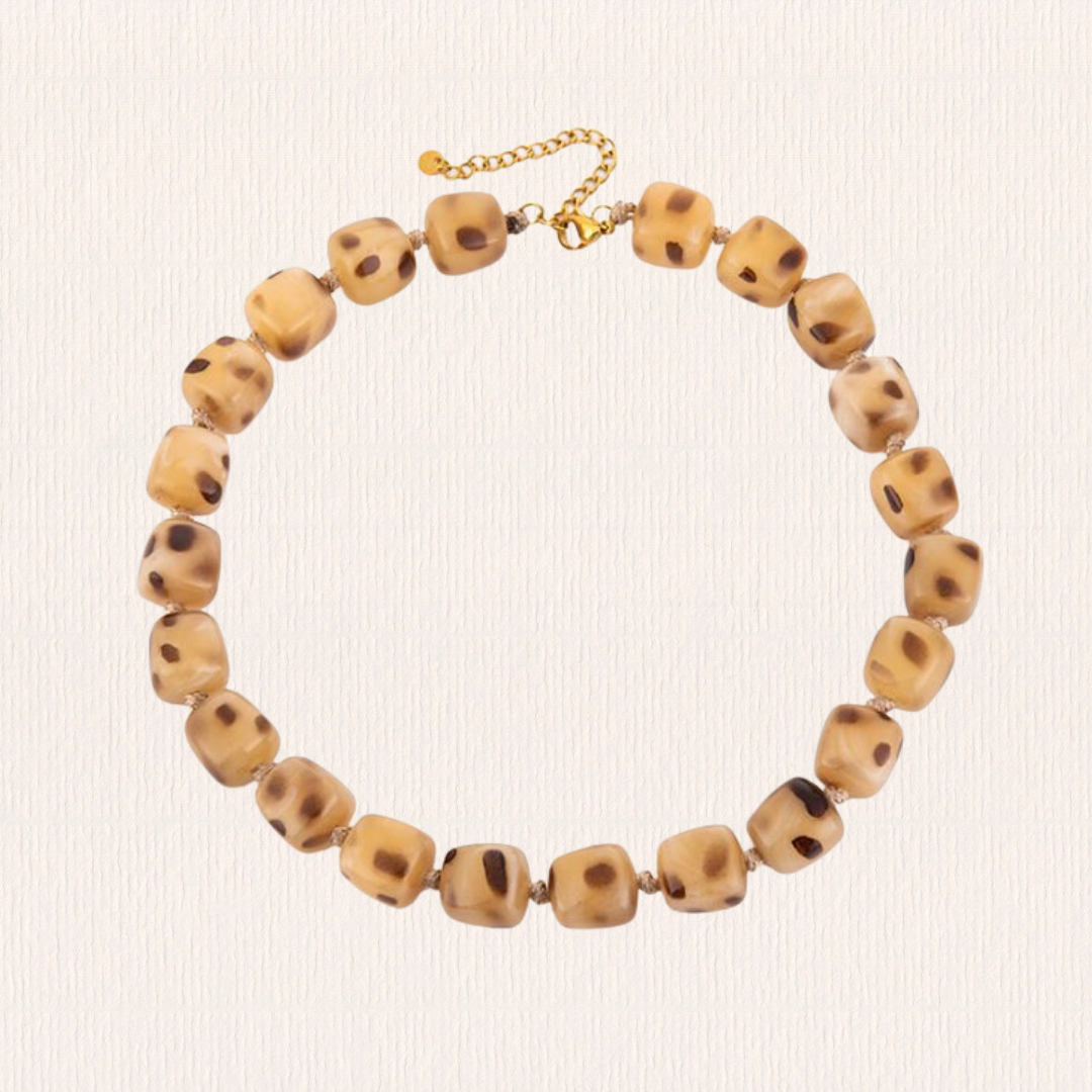 Leopard kralenketting