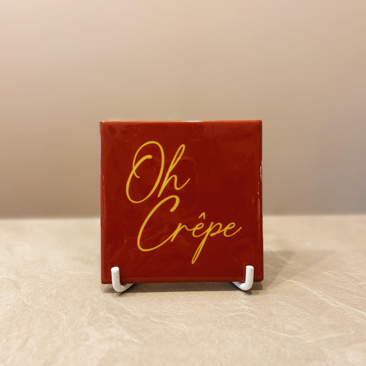 Oh crepe tegeltje