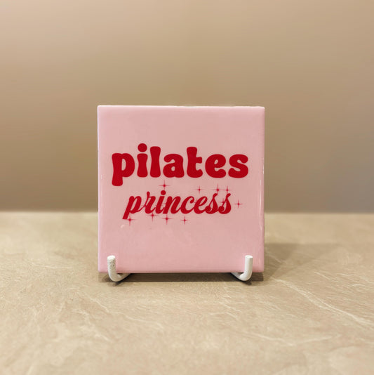 Pilates princess tegeltje