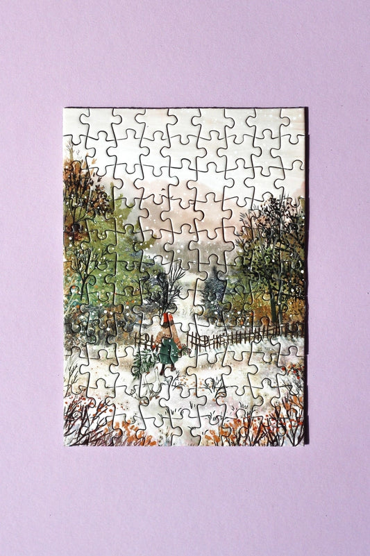 Thuiskomst mini puzzel - 99 stukjes