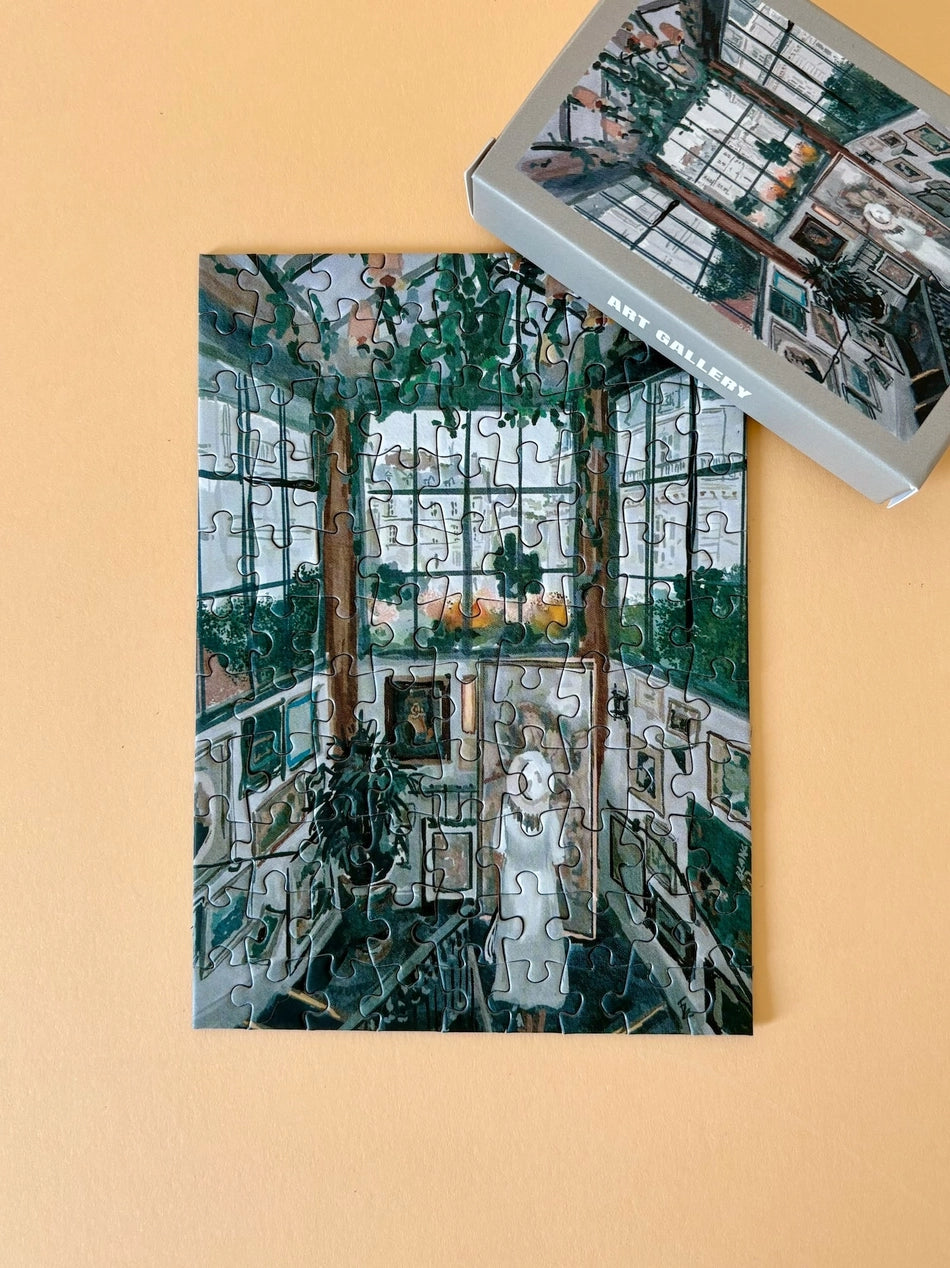 Kunstgalerij mini puzzel - 99 stukjes