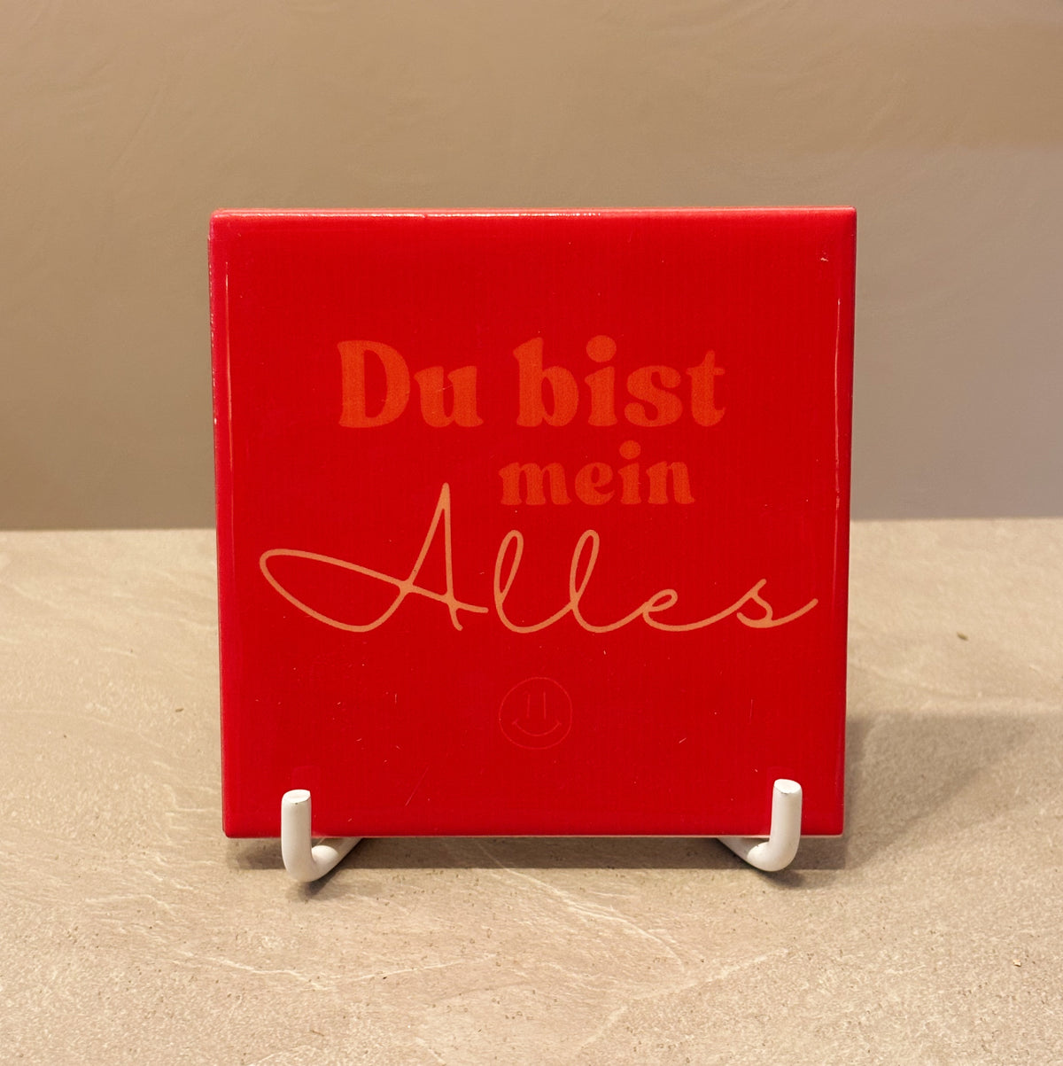 Du bist mein alles tegeltje