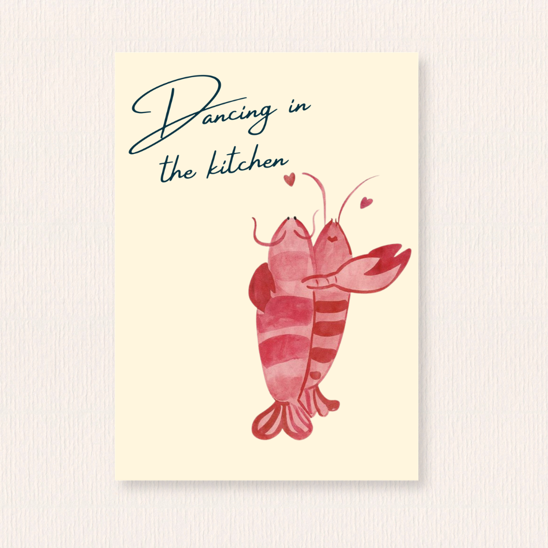 Dancing in the kitchen kaart