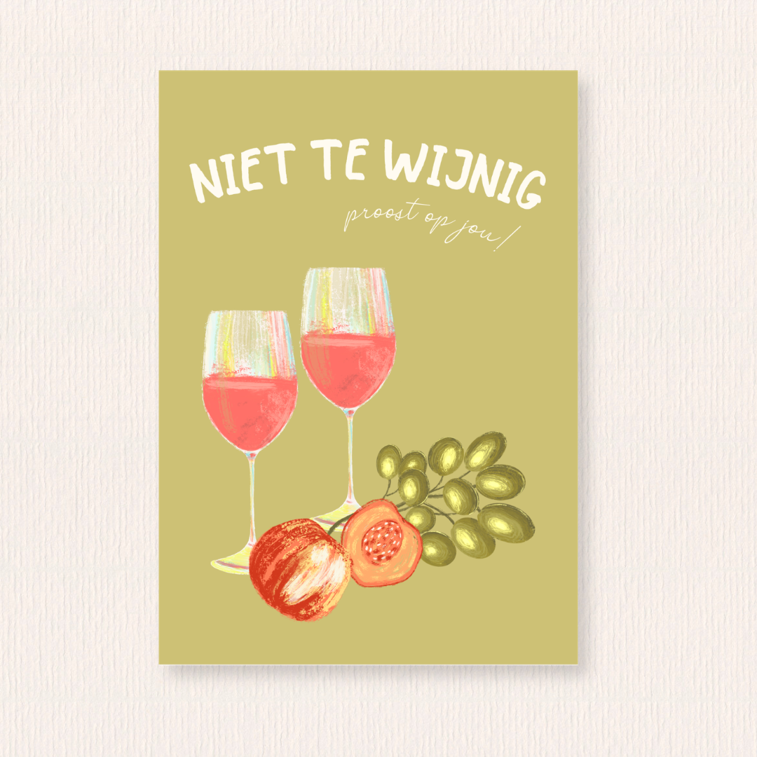 Niet te wijnig kaart