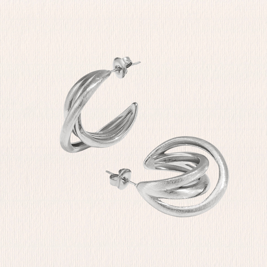 Gedraaide creool oorbellen