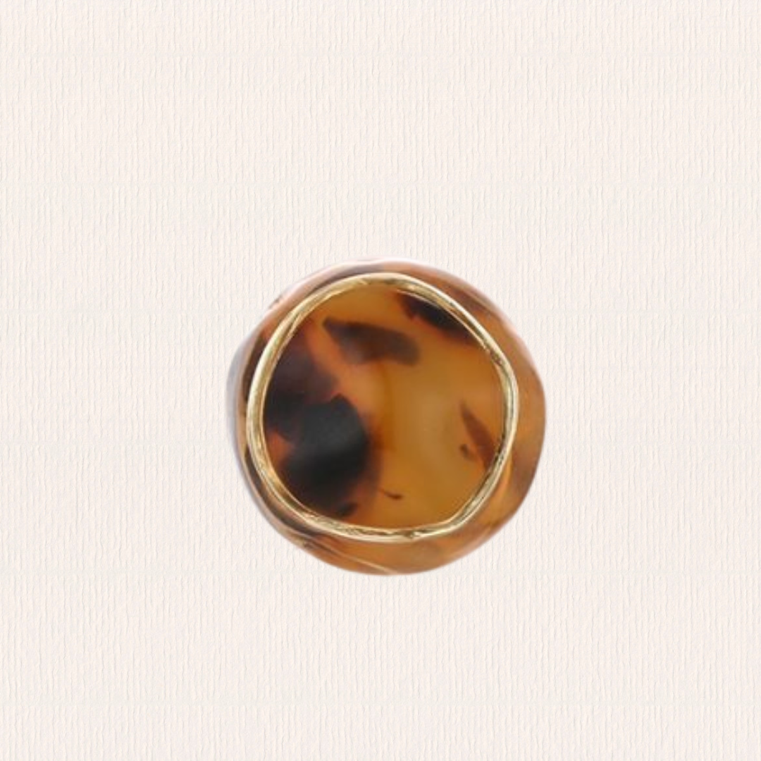 Knoopverberger - bruin ombre printje