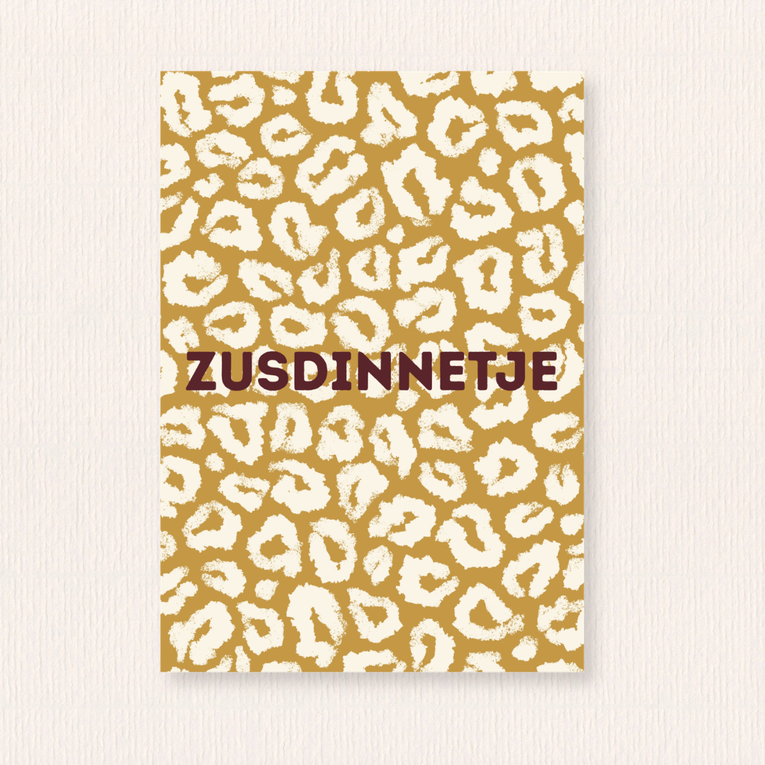 Zusdinnetje kaart
