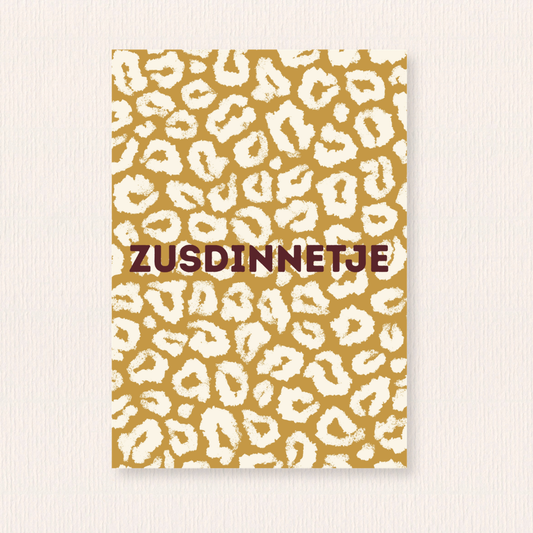 Zusdinnetje kaart