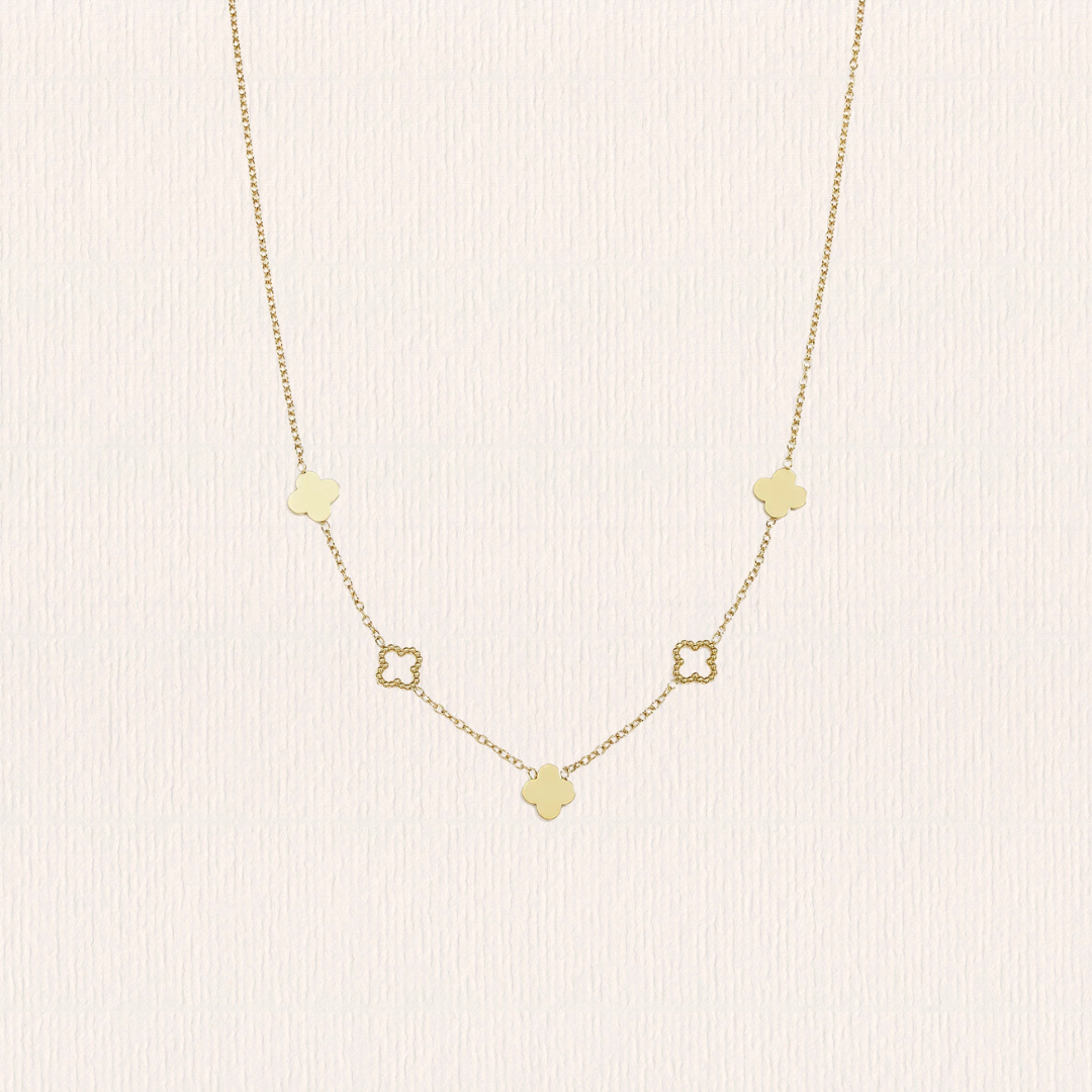 Ketting met klavertjes