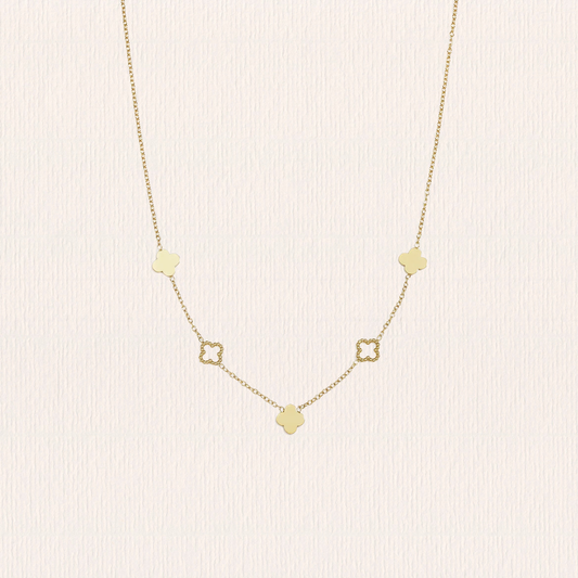 Ketting met klavertjes