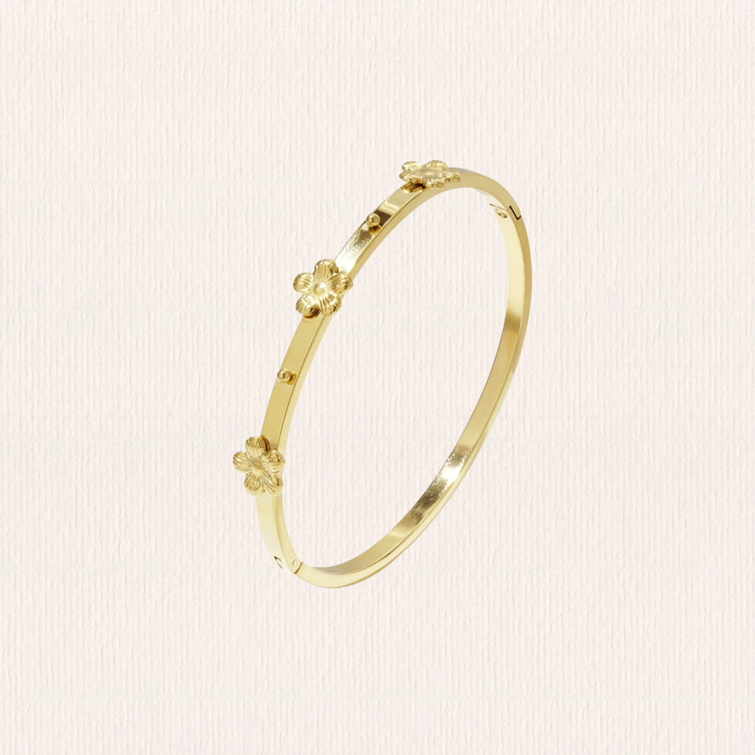 Bangle met bloemen