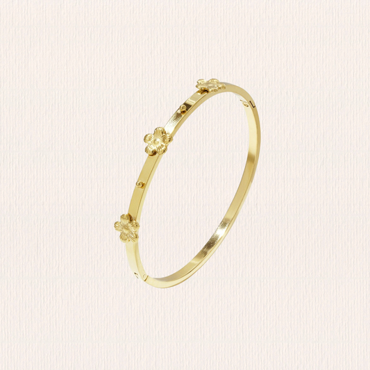 Bangle met bloemen