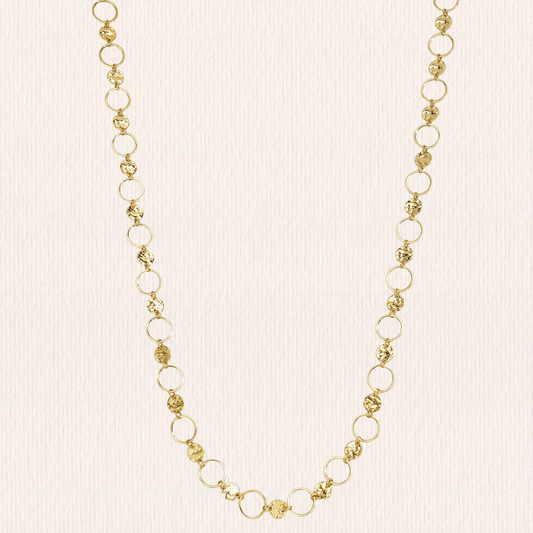 Lange ketting met cirkels
