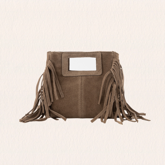 Taupe handtasje