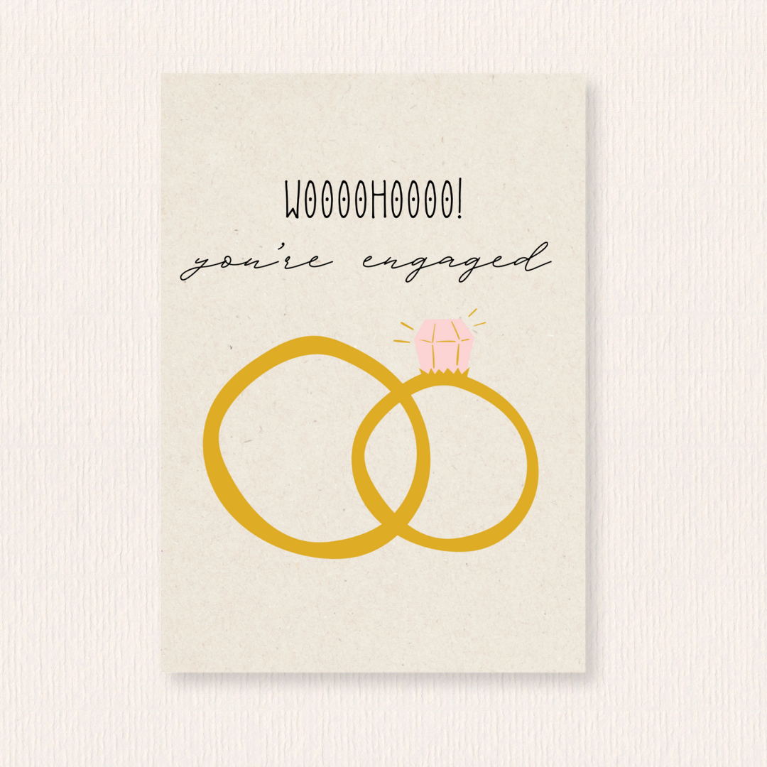 You're engaged kaart