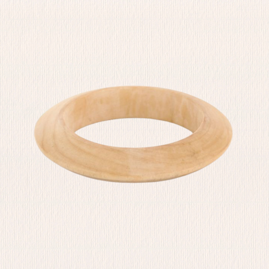 Lichtbruine houten bangle
