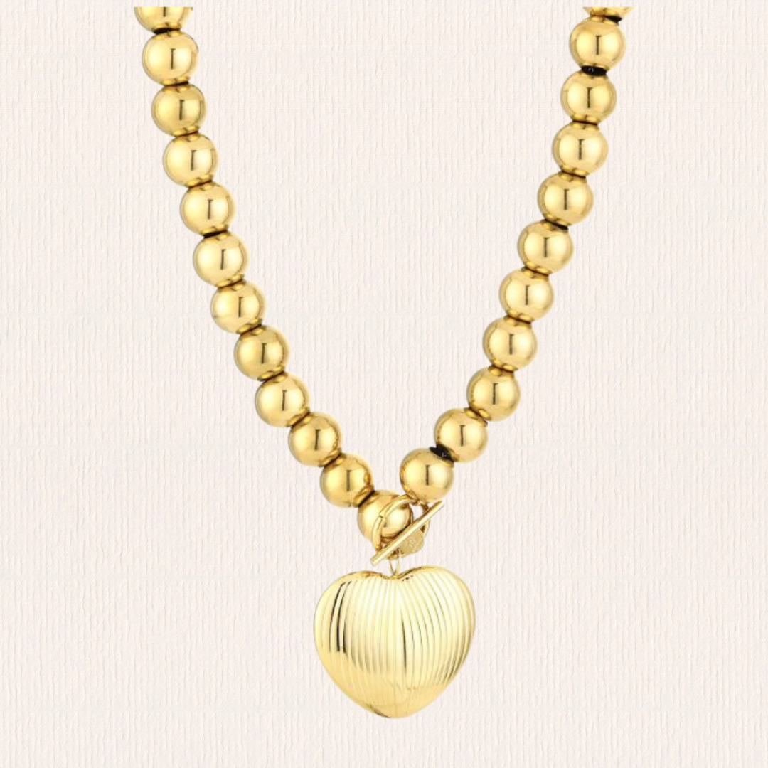 Kralenketting met hart