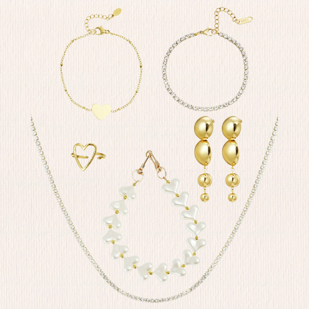 Adventkalener goud & wit
