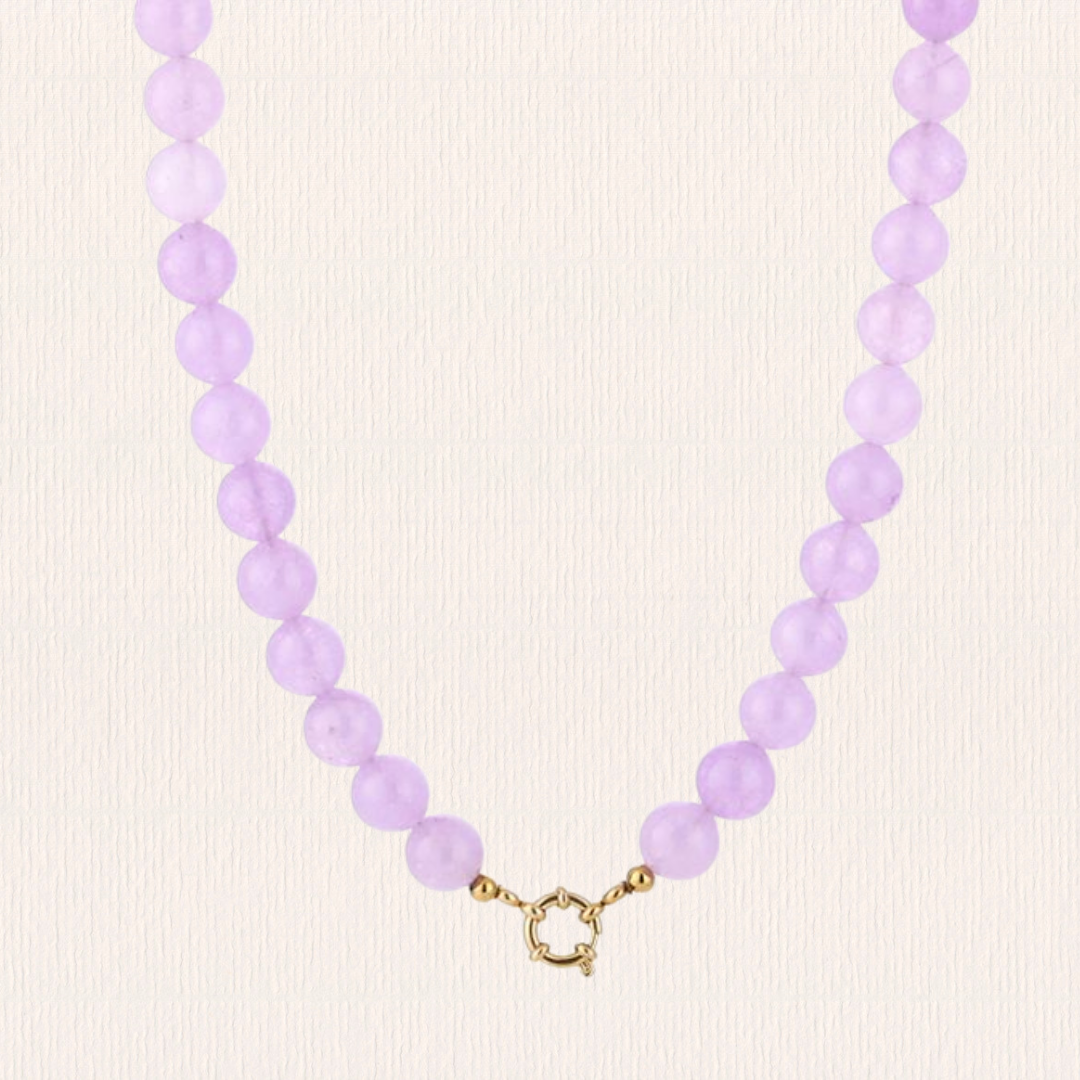 Lila kralenketting