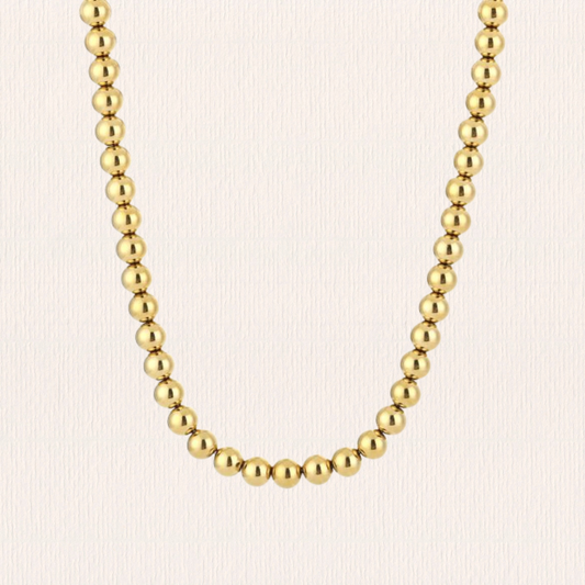 Gouden kralenketting