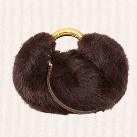 Teddy handtas donkerbruin