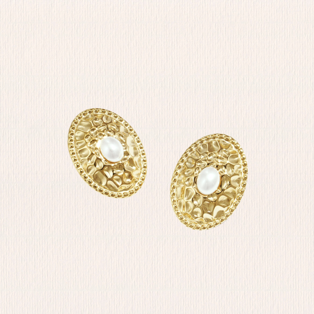 Oorbellen parel stud