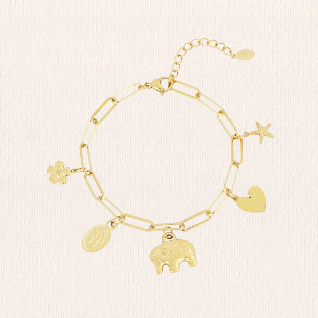Bedelarmband olifantje