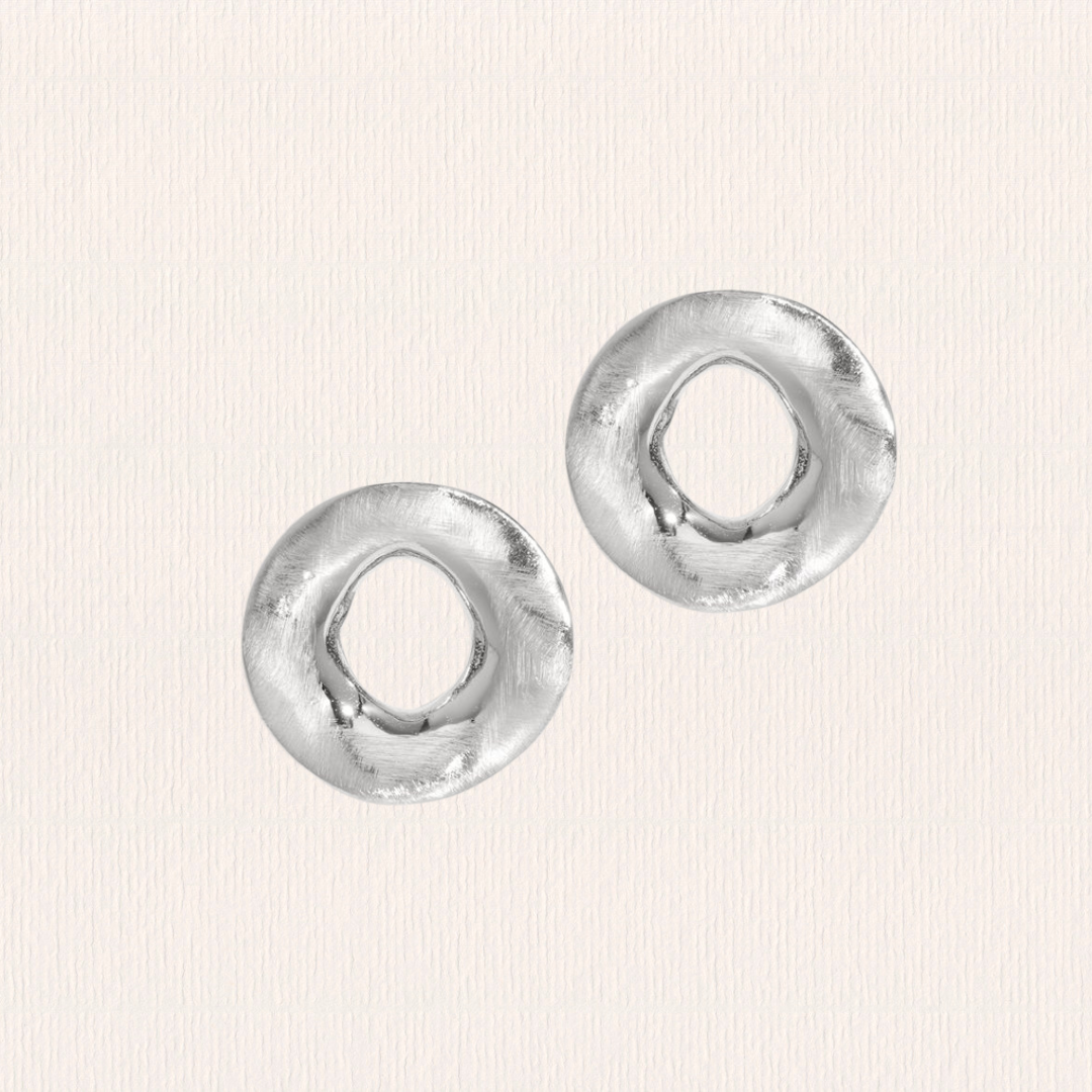 Open cirkel oorbellen