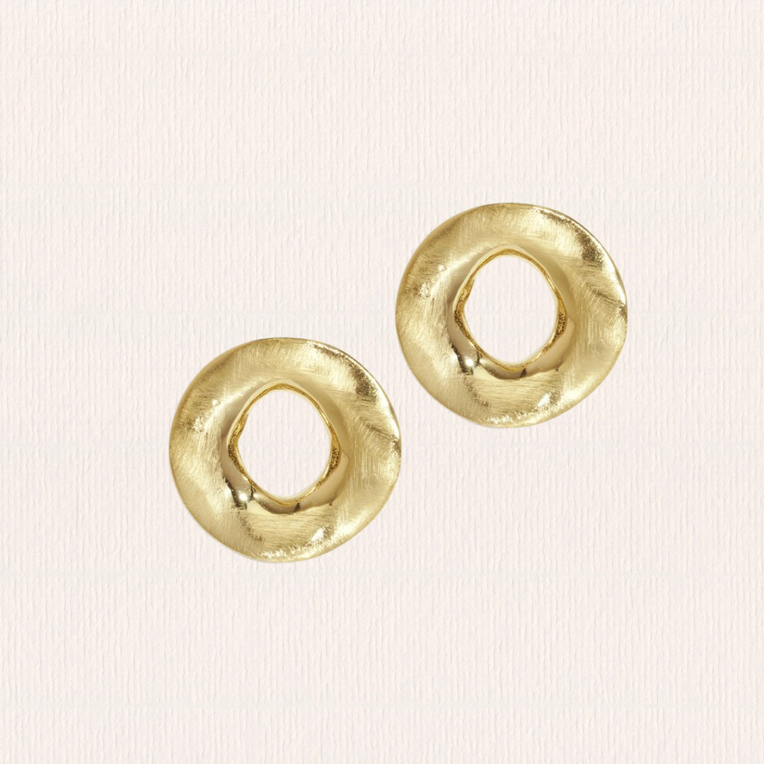 Open cirkel oorbellen