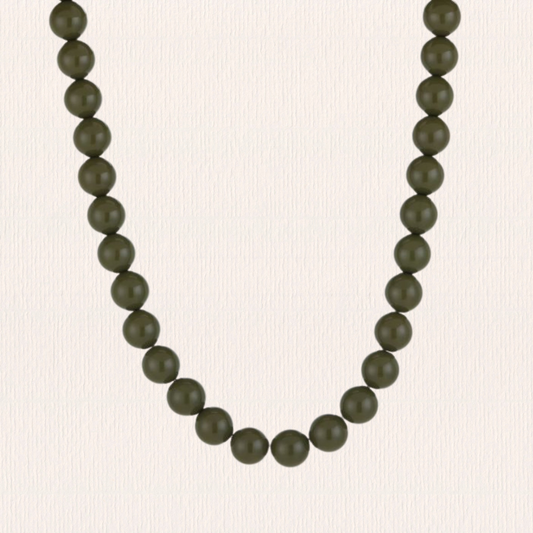 Groene kralenketting