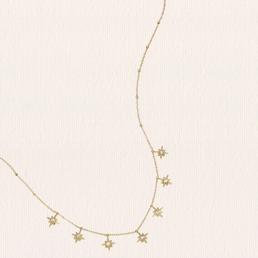 Ketting met vallende sterretjes
