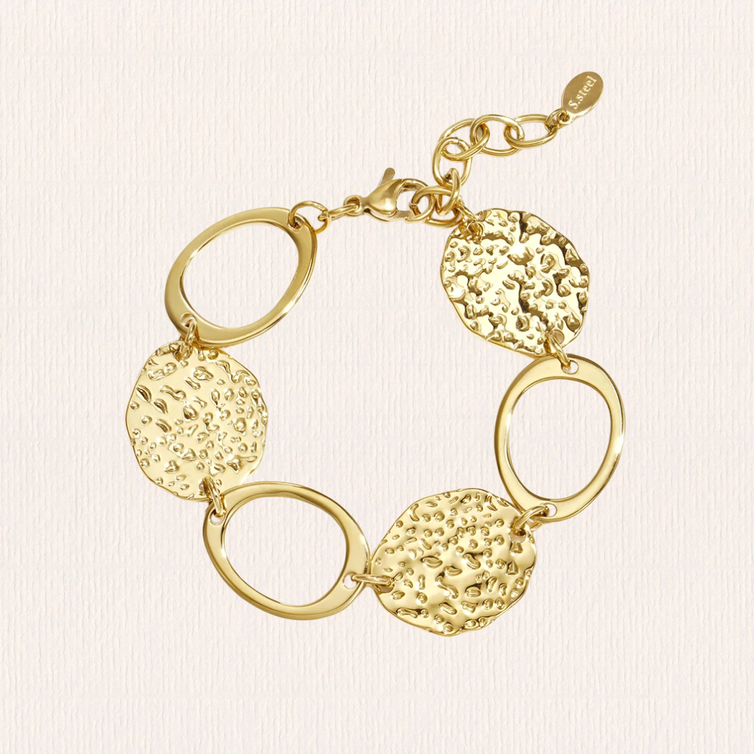 Chunky armband met rondjes