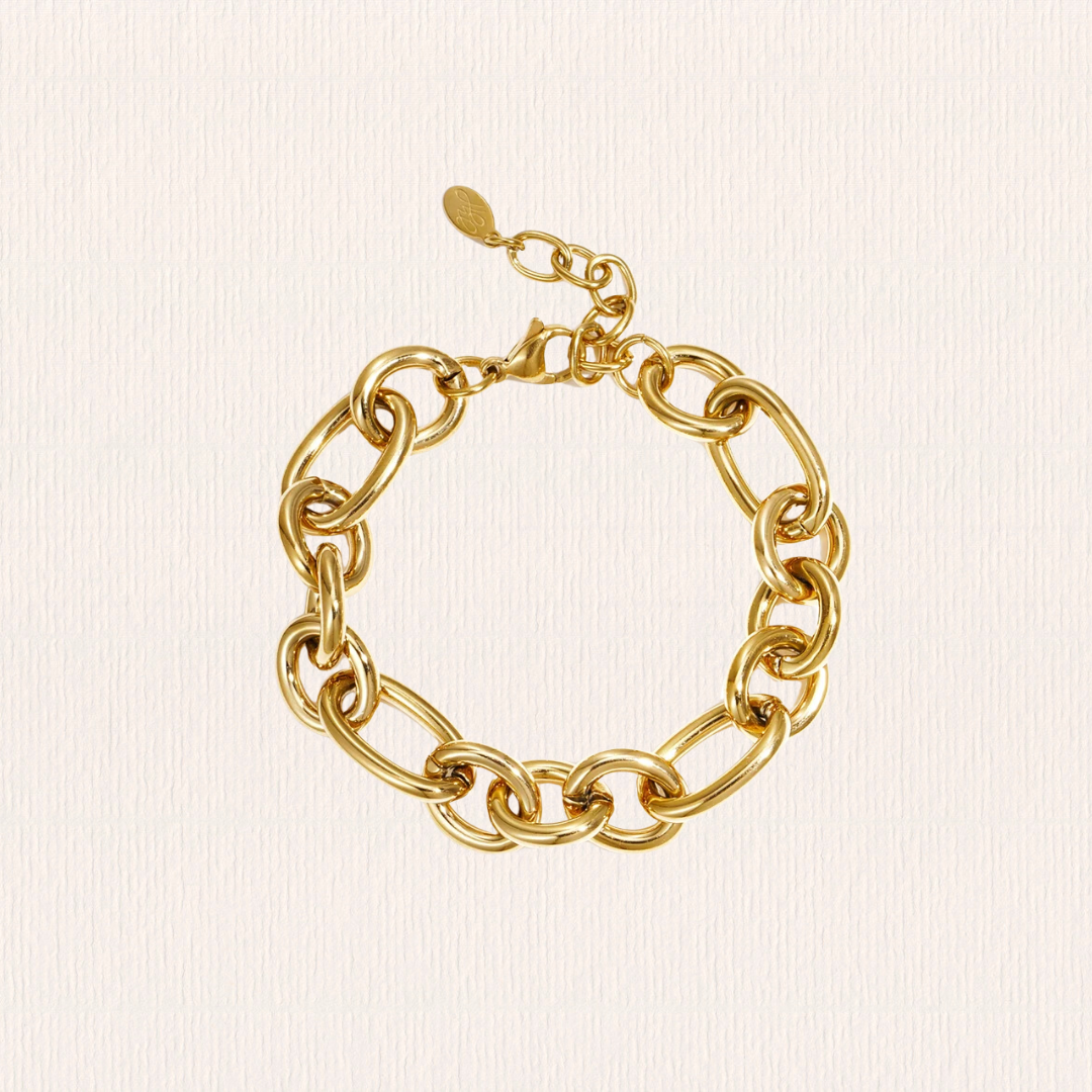 Armband met ronde schakels