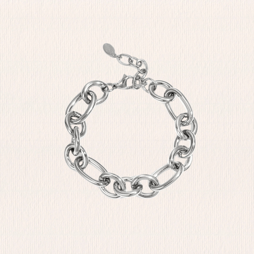 Armband met ronde schakels