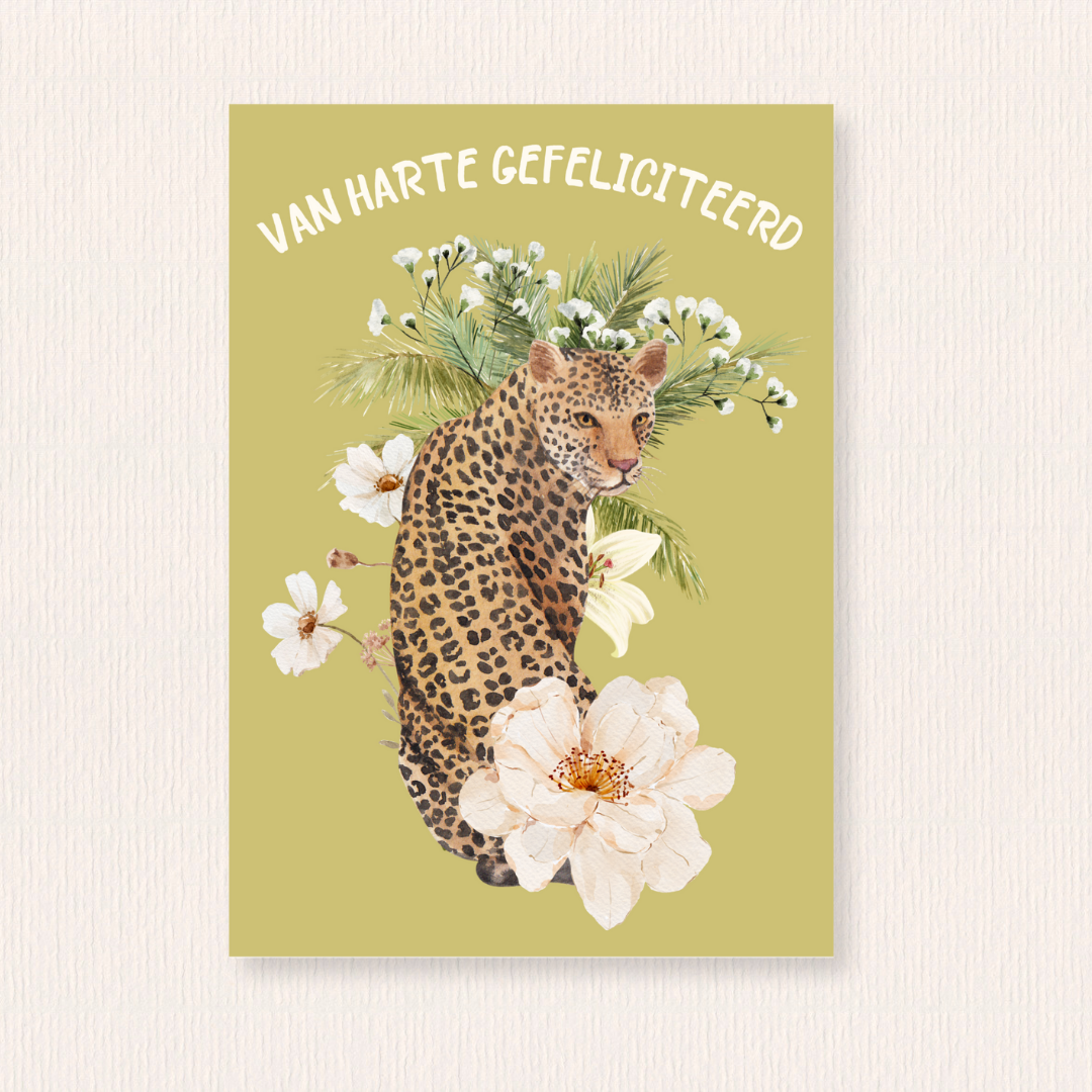 Van harte gefeliciteerd kaart