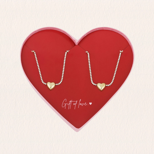 Gift of love stainless steel armbandjes