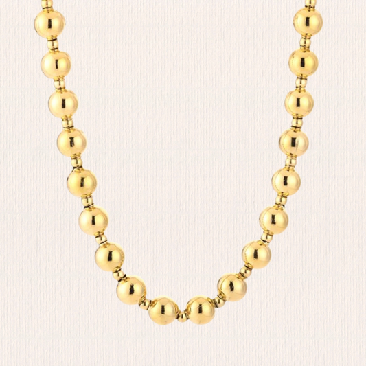 Gouden kralenketting