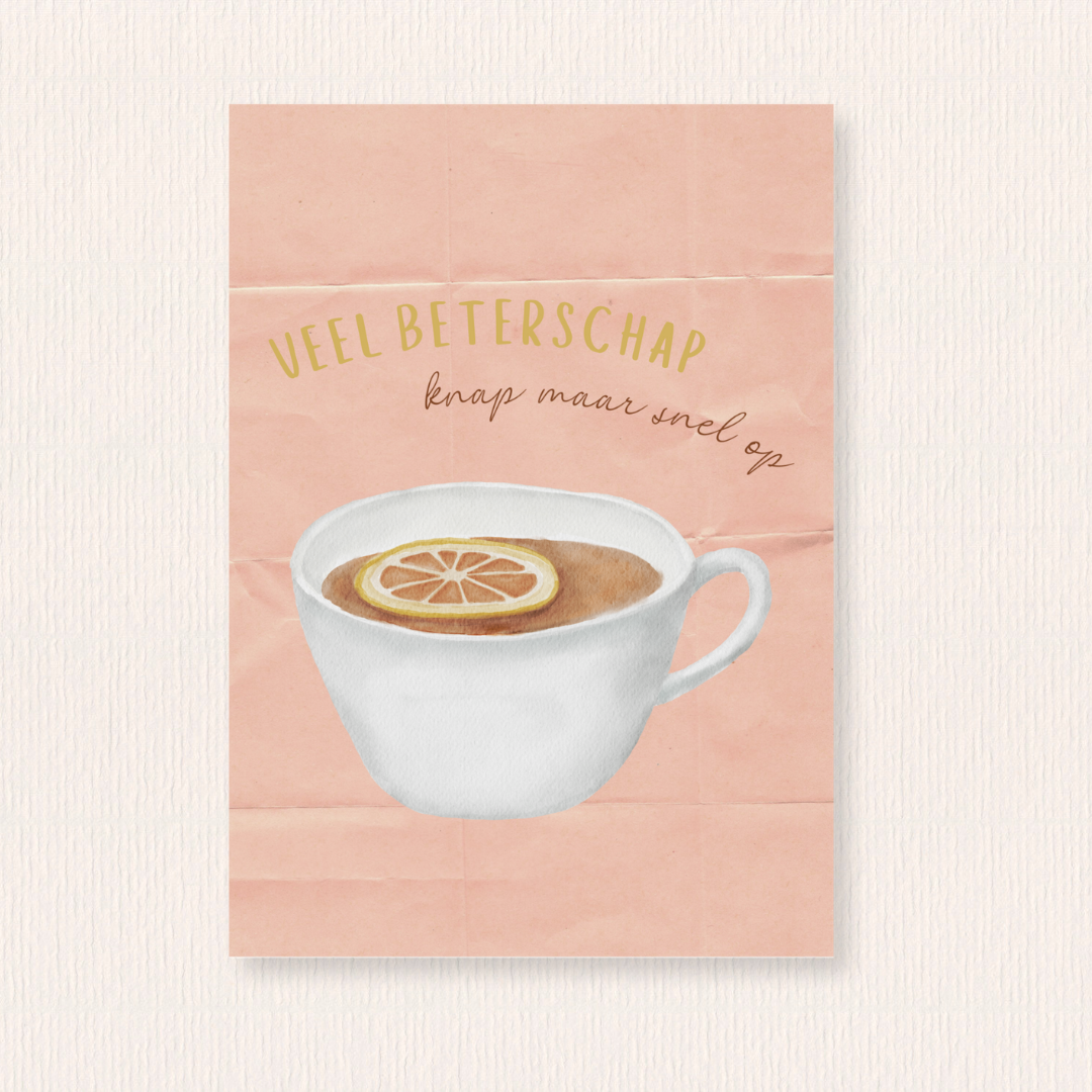 Veel beterschap kaart