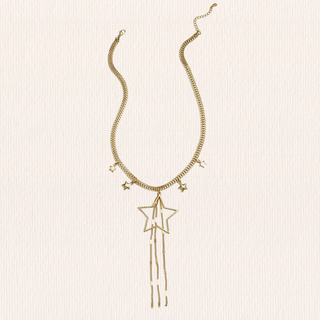 Ketting met vallende sterren