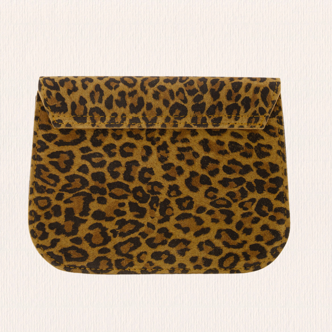 Panterprint crossbodytasje