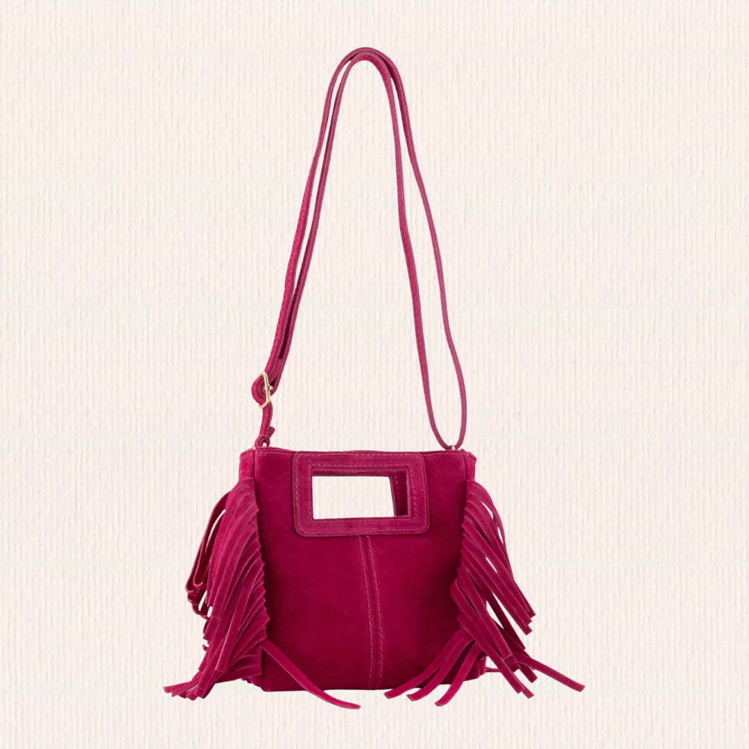 Fuchsia roze handtasje