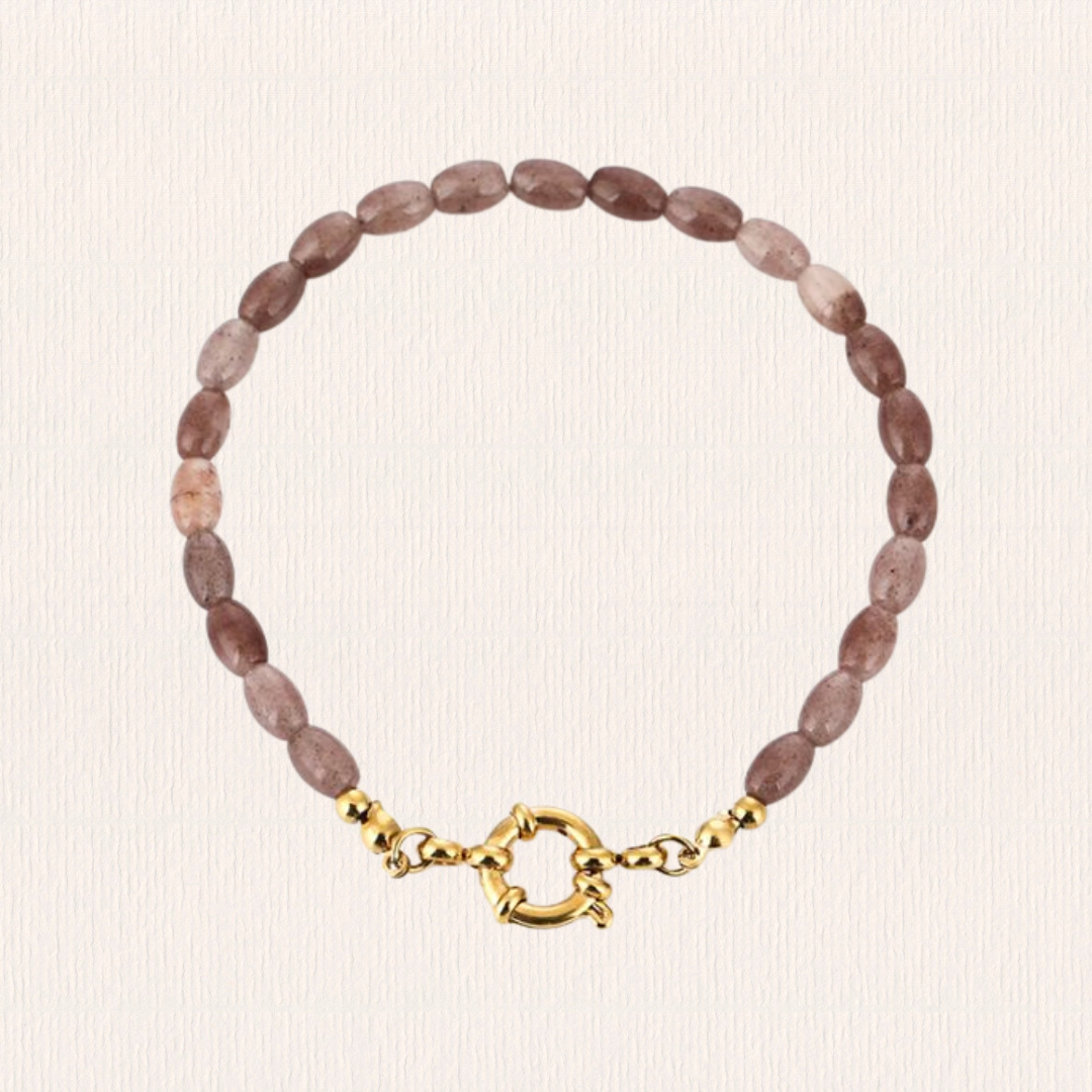 Roze kralen armband