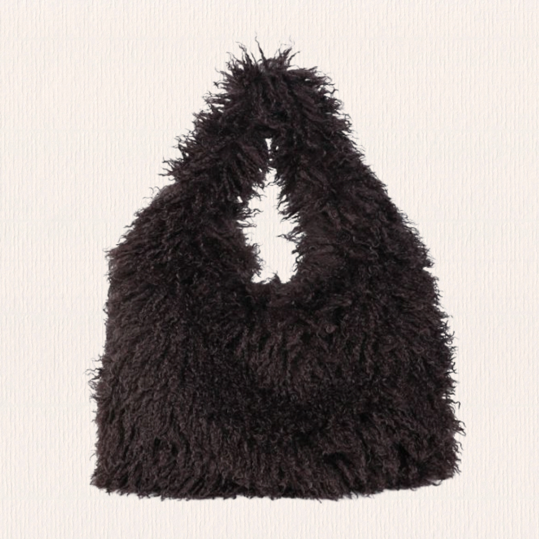 Teddy handtas donkerbruin