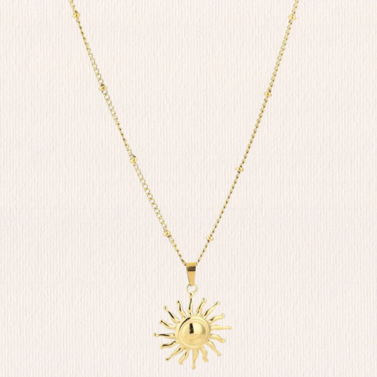 Lange ketting met zonnetje