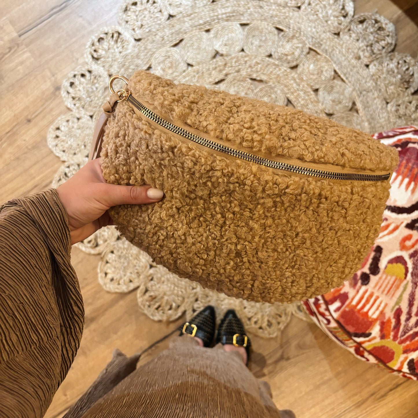 Teddy crossbodybag taupe