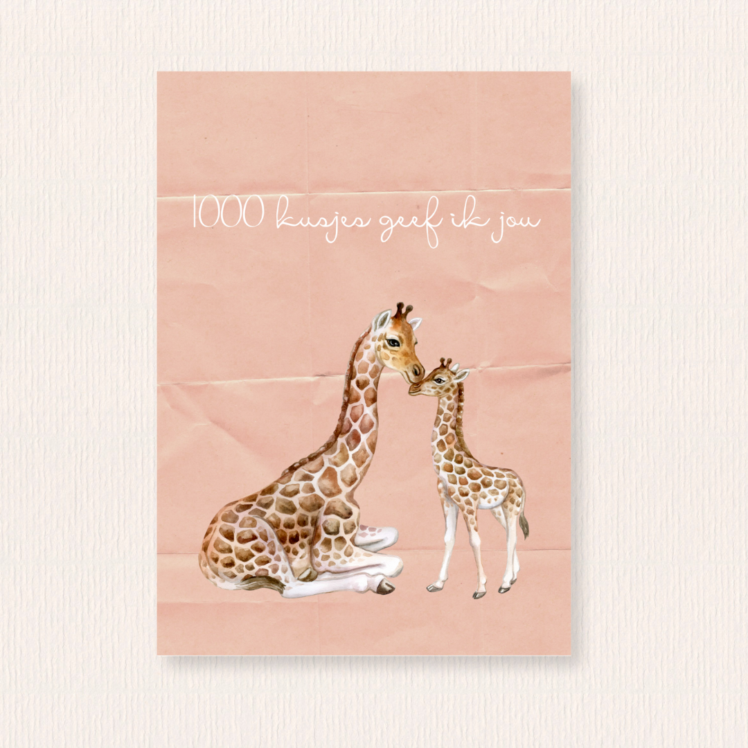 1000 kusjes kaart