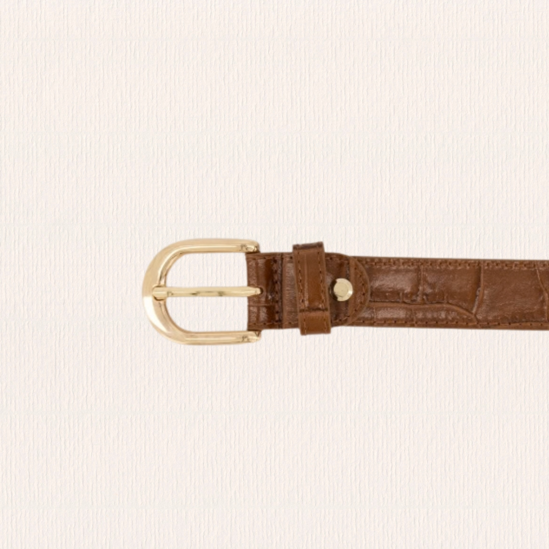 Cognac riem croco