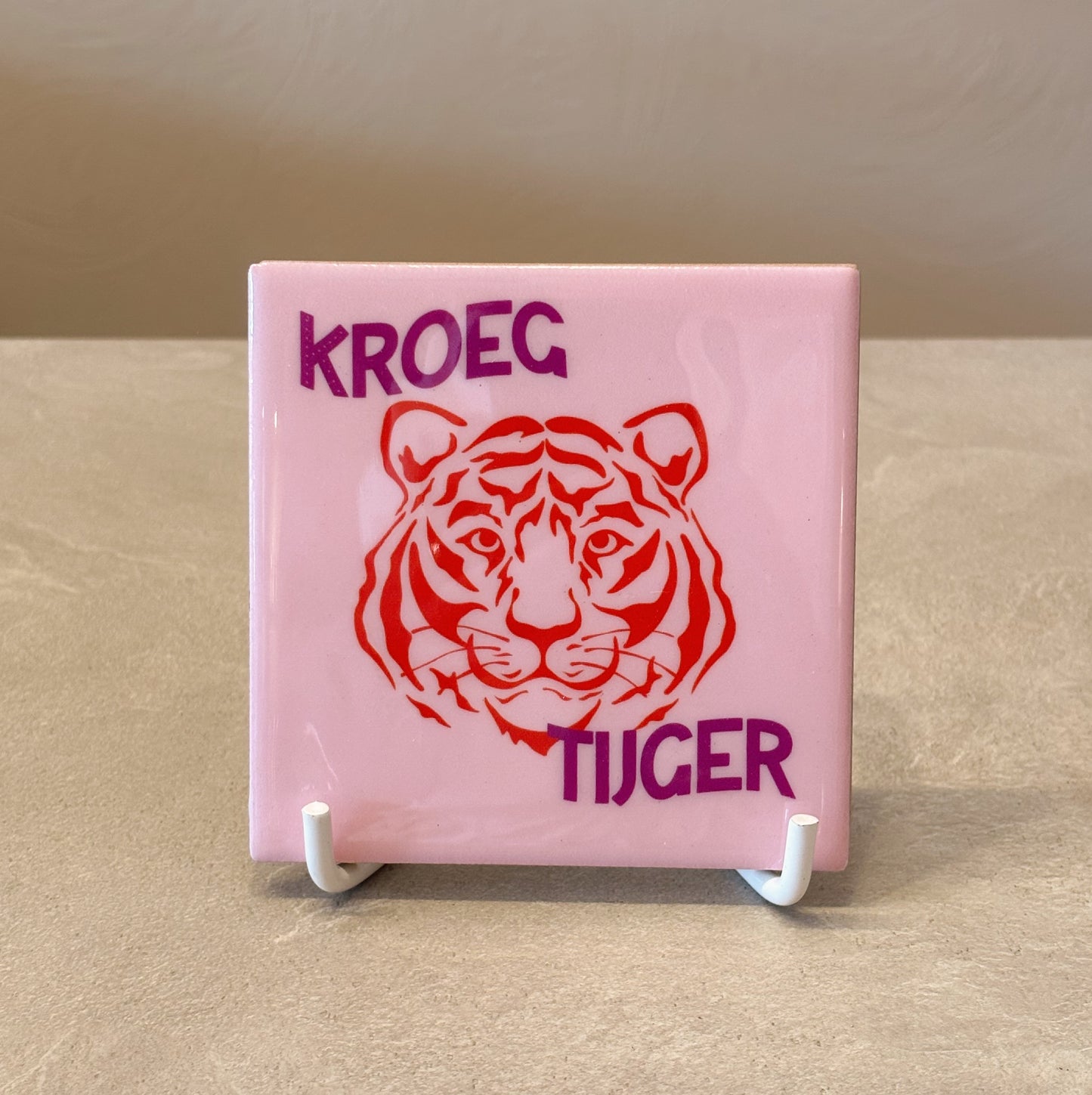 Kroeg tijger tegeltje