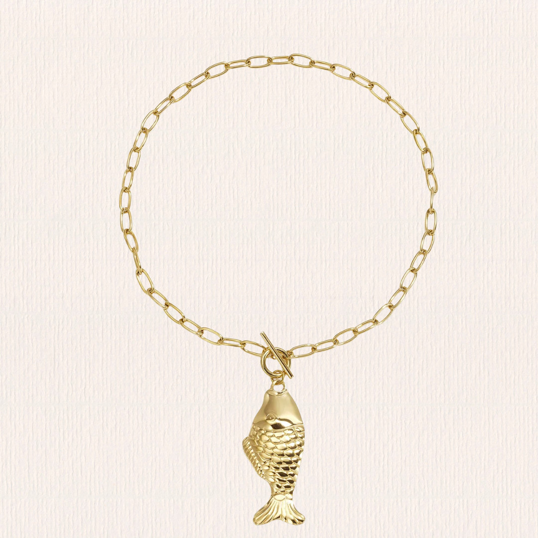 Schakelketting met vis hanger