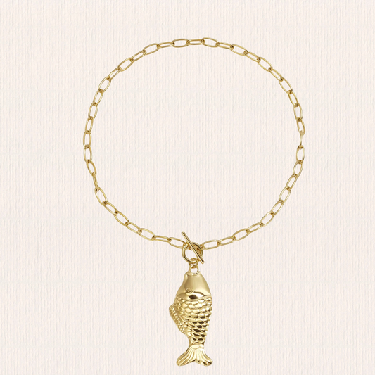 Schakelketting met vis hanger